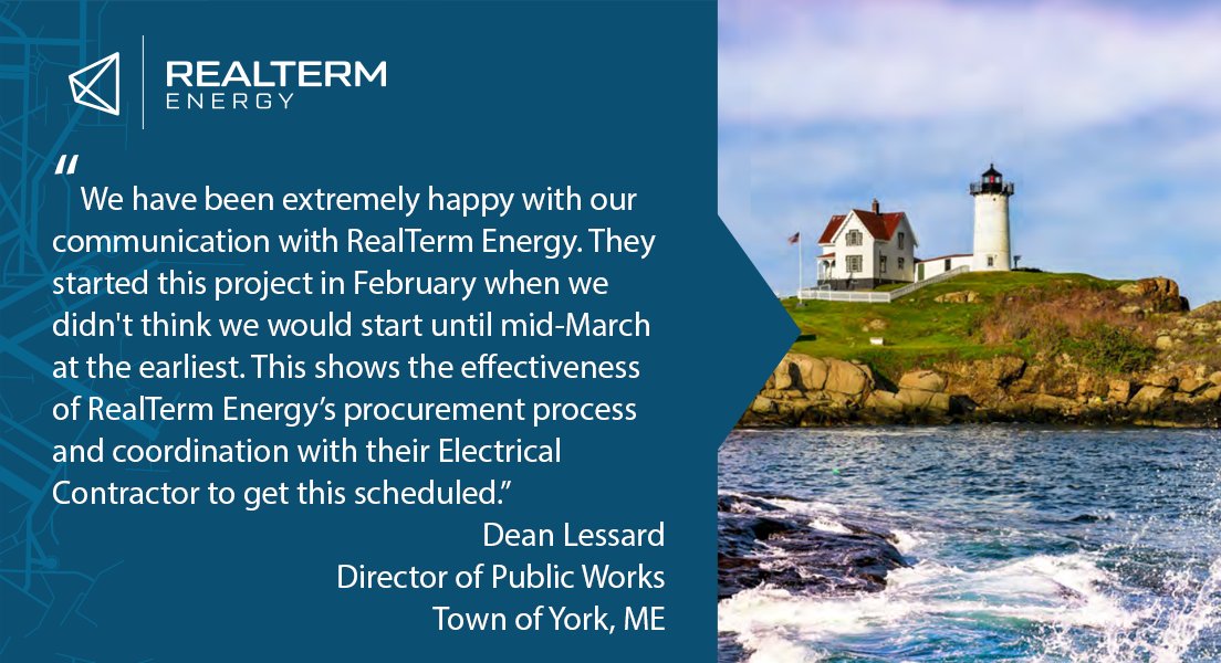 York ME - RealTerm Energy and Maine Streetlights by the Numbers
